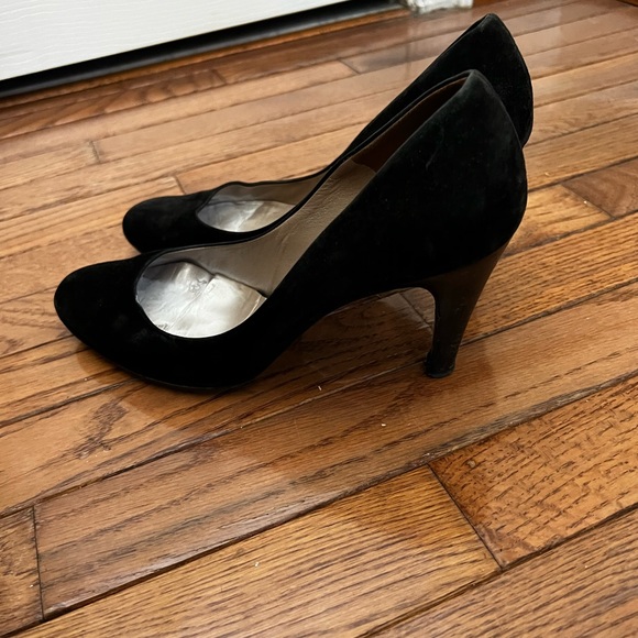 Ferragamo heels black suede size 10 - Picture 4 of 4